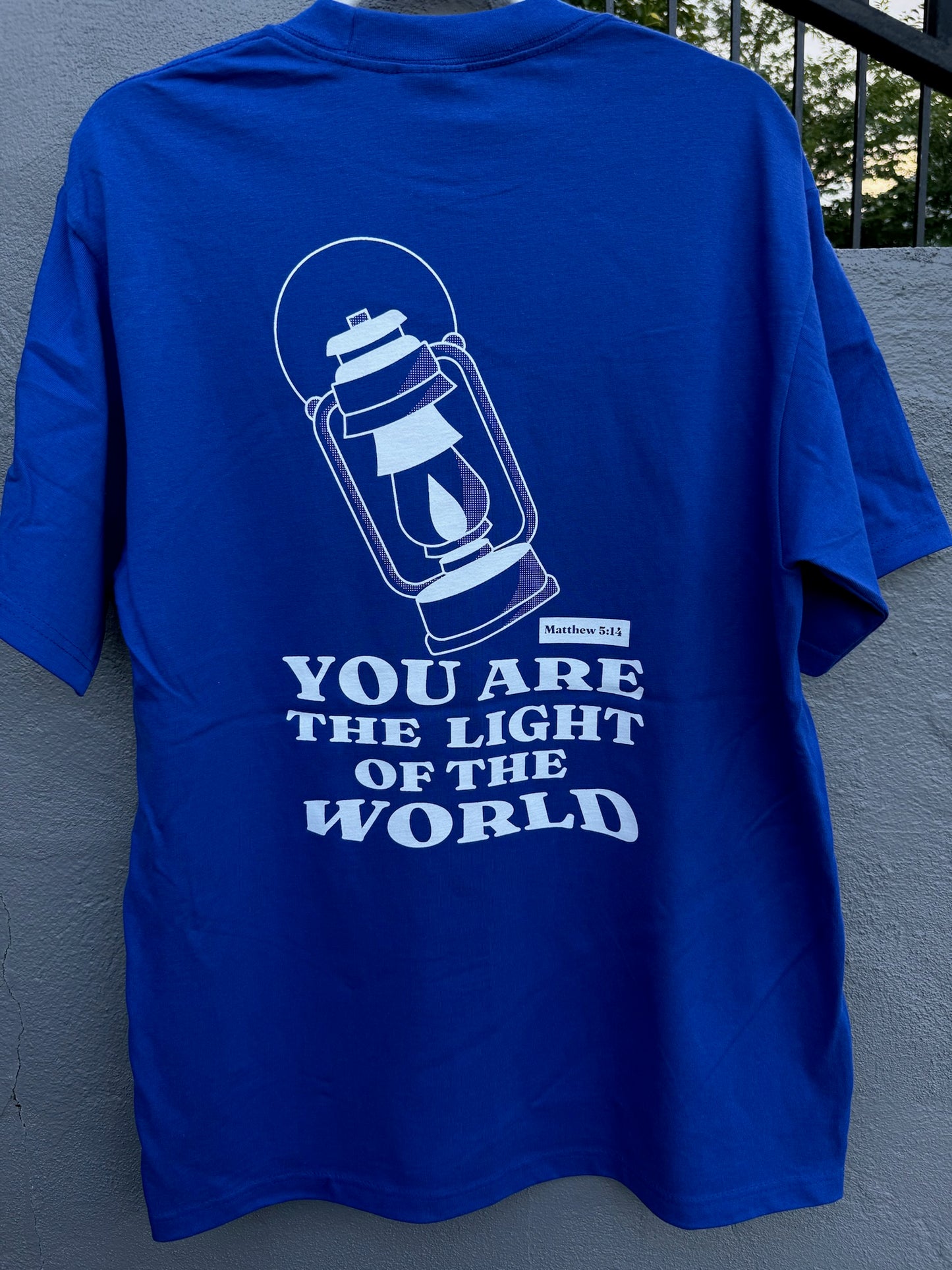 Gildan 5000 T-Shirt “You are the light of the world" Purple