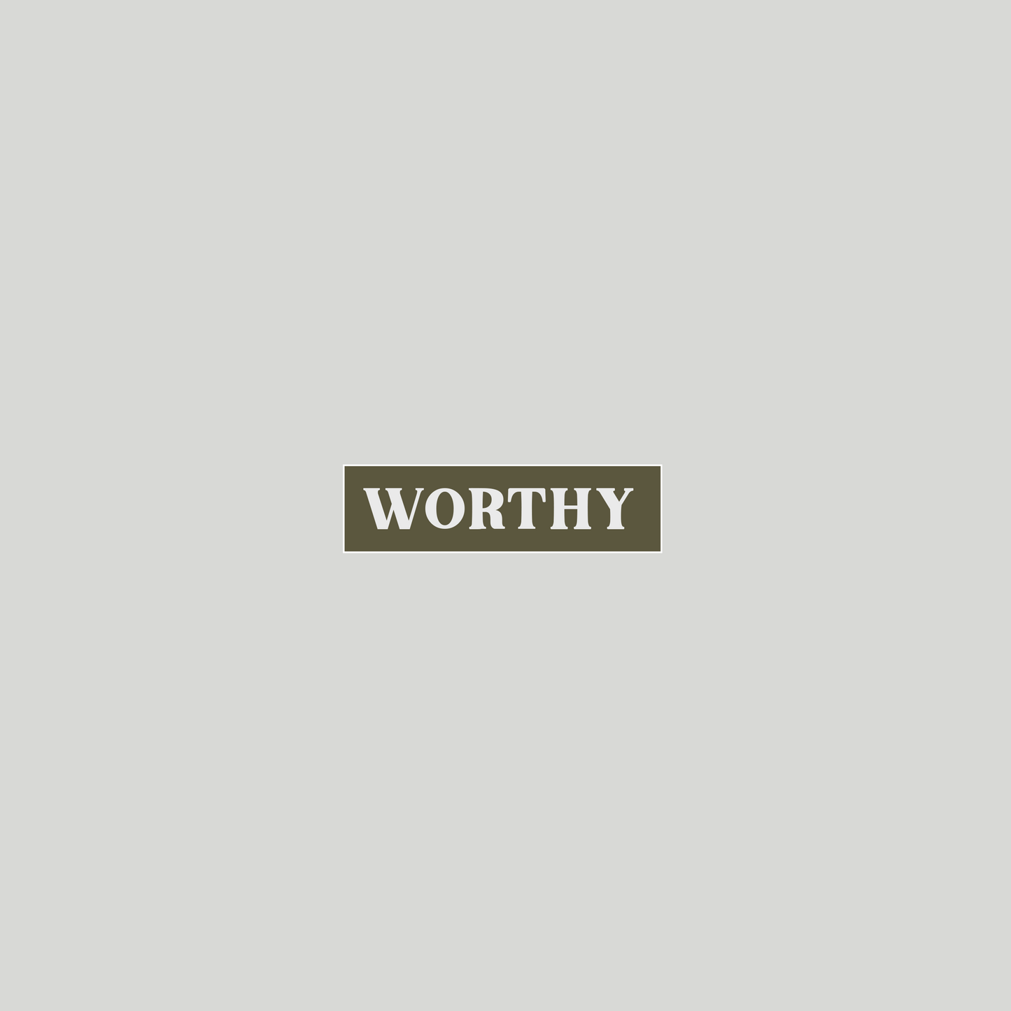 "Worthy" Revelation 4:11 T-Shirt 100% Cotton